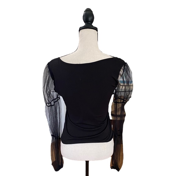 Gigot Sheer Sleeve Tee - Picture 3 of 3